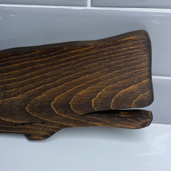Handcrafted and Stained Whale - Picture 2 of 3